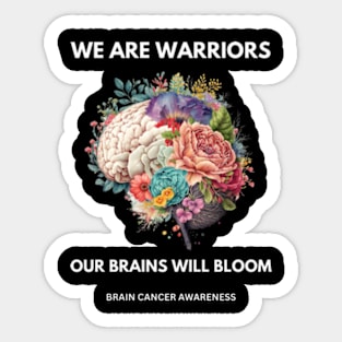 Brain Cancer Awareness Sticker